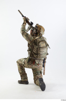  Photos Frankie Perry Army USA Recon - Poses kneeling shooting from a gun whole body 0004.jpg